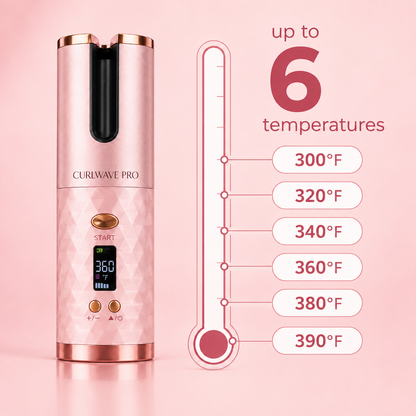 CurlWave Pro — Cordless Auto Hair Curler
