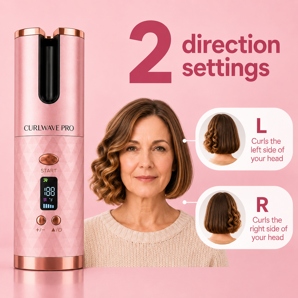 CurlWave Pro — Cordless Auto Hair Curler