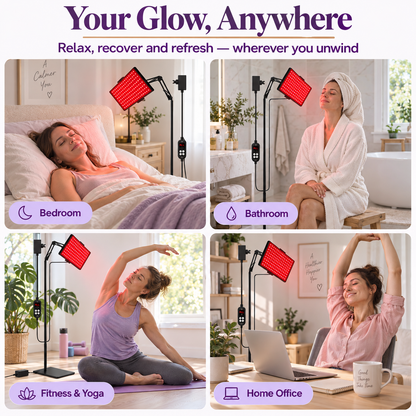 RubyFlex Duo Red Light Therapy Lamp