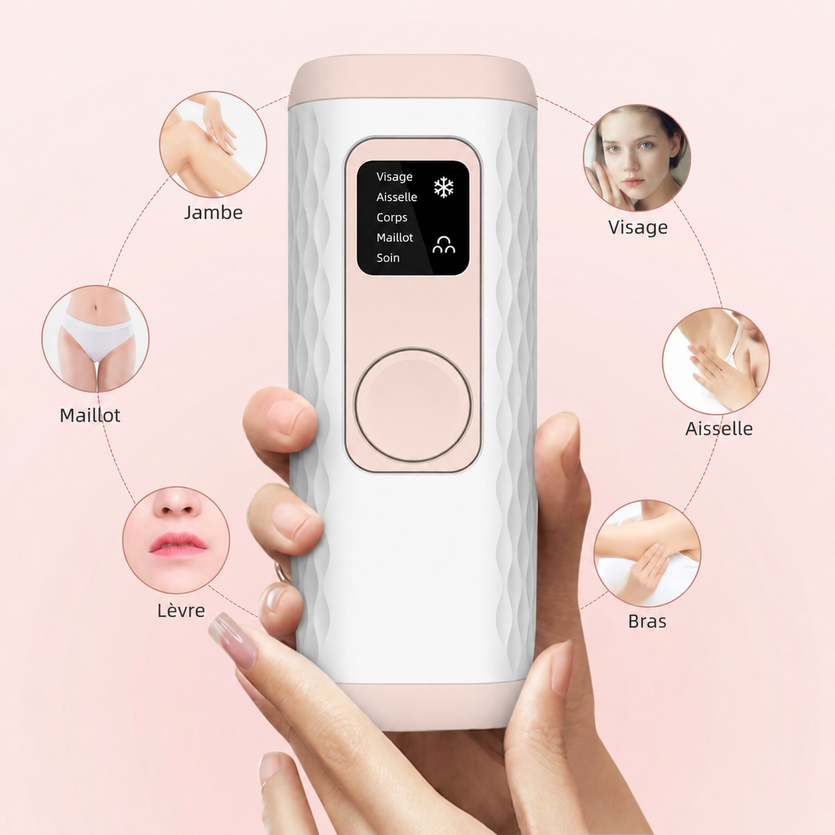 Appareil Épilation IPL Gloreine pour une Peau Soyeuse