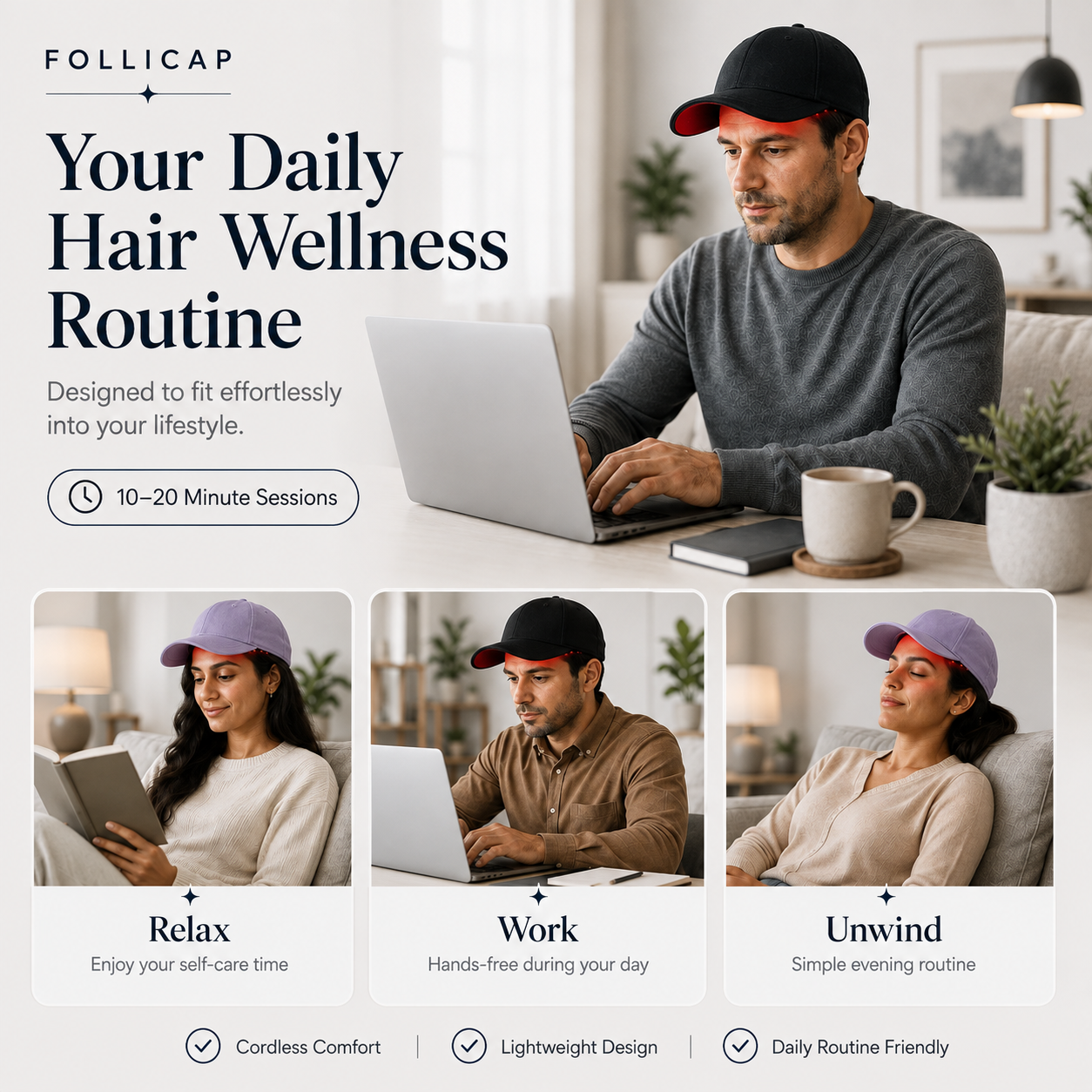 Follicap LED Hair Growth Therapy Cap