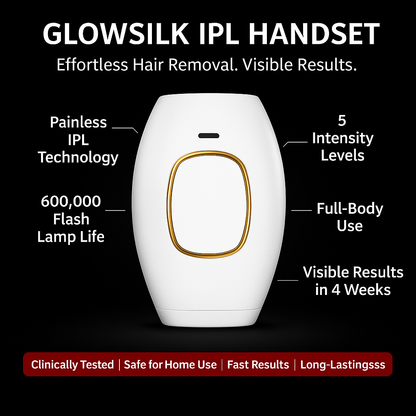 GlowSilk IPL Hair Removal Handset
