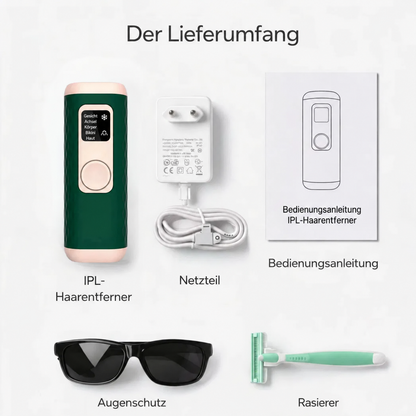 Gloreine IPL Haarentfernungsgerät für Seidig Weiche Haut