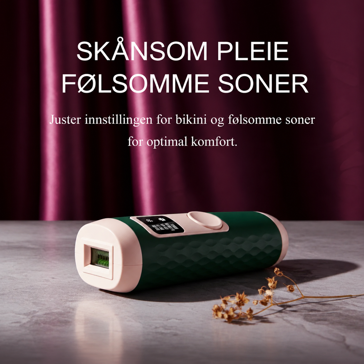 Gloreine IPL Hårfjerningsapparat for Silkemyk Hud