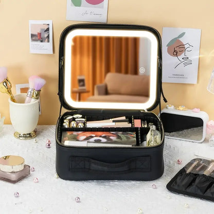 Glamora LED Makeup Bag for Travel & Vanity