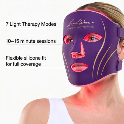 LumaWave 7-Colour LED Facial Therapy Mask