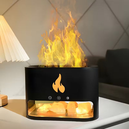 GlowMist Flame Diffuser & Humidifier Lamp