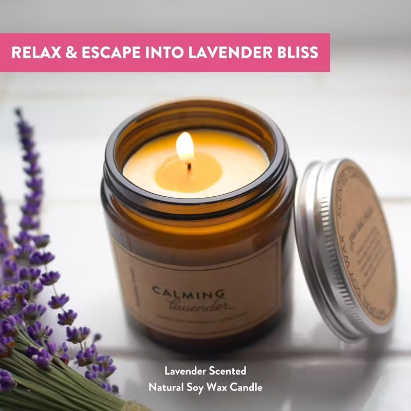 GlowHaven Women’s Cozy Gift Set – Mug, Candle, Socks & Hot Water Bottle