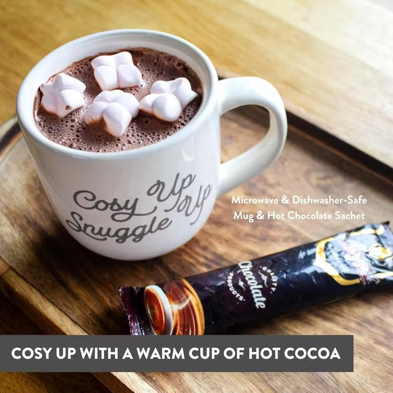 GlowHaven Women’s Cozy Gift Set – Mug, Candle, Socks & Hot Water Bottle